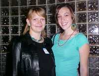 Molly and Alexa at Phi Eta Sigma induction